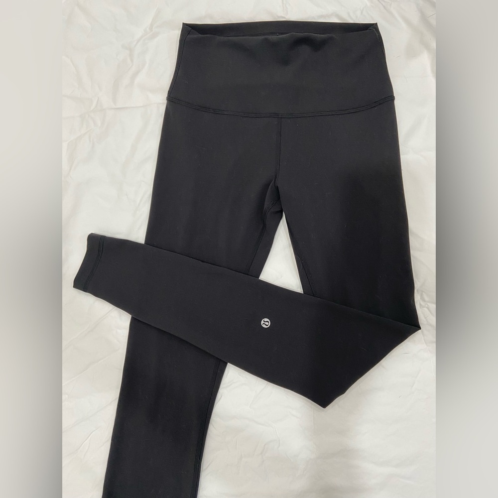 Lululemon Black Wunder Train High-Rise Tight 28" Leggings